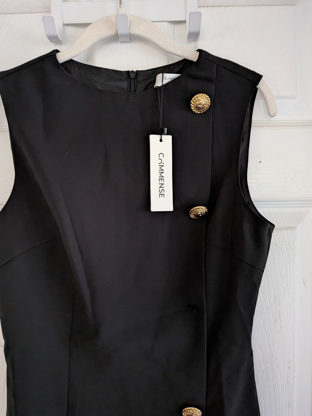 Commense Minimalist Button Tank Dress - Picture 9 of 14